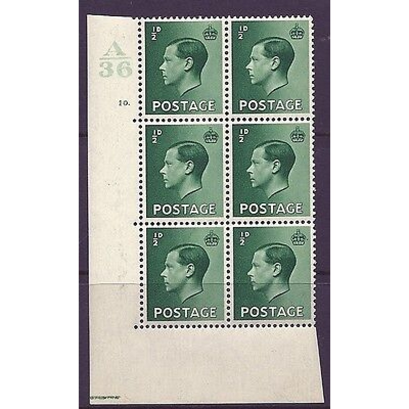 d Edward VIII A36 10 Dot with variety UNMOUNTED MINT MNH