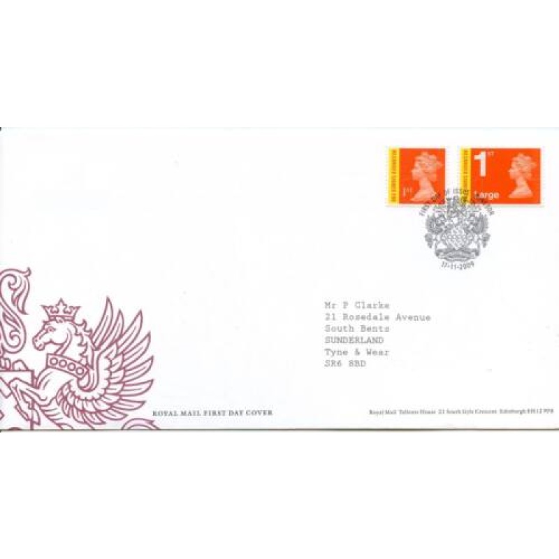 2009 Recorded Delivery First Day Cover Windsor Cancel