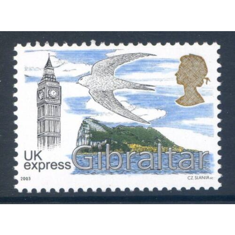 2003 Gibraltar 3 SG1056 Unmounted Mint