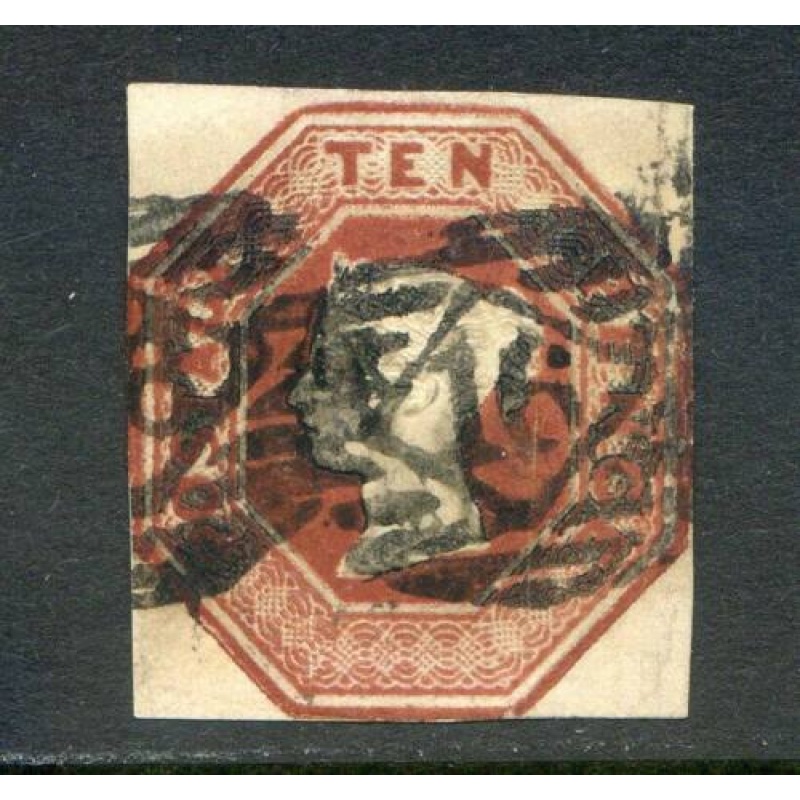 GB 10d Brown SG57 Fine Used