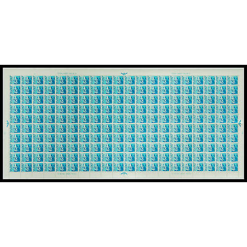 Sg D77 d 1970 Decimal Postage Due Cyl 2 no dot in Full Sheet UNMOUNTED MINT