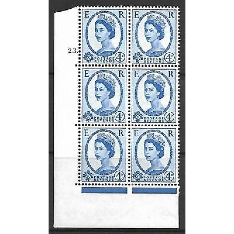 4d Wilding Multi Crown on White Cyl 23 Dot perf A(E I) UNMOUNTED MINT