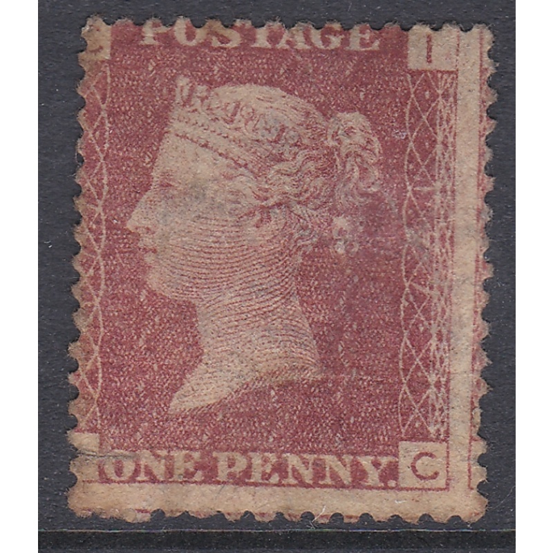 SG 43 1d Penny Red Lettered I-C plate 177 MOUNTED MINT