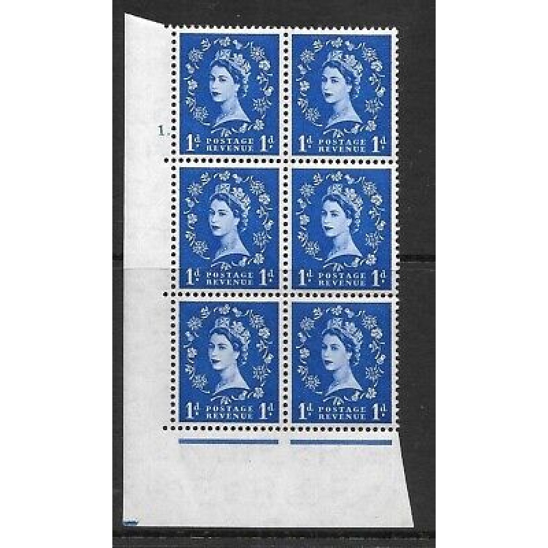 1d Wilding Tudor Wmk Cylinder 1 Dot perf type A(E I) UNMOUNTED MINT MNH