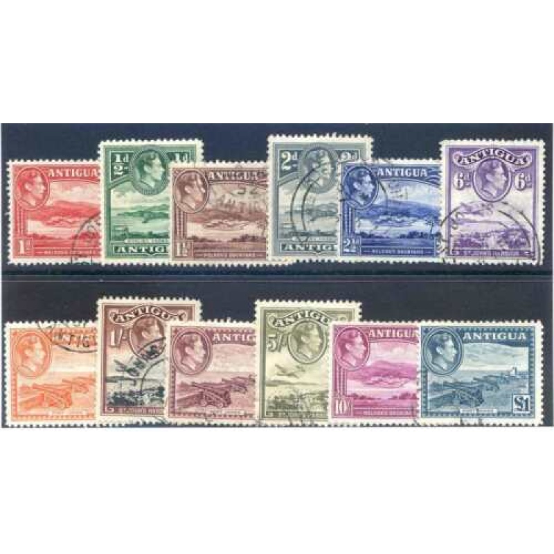 Antigua 1938 Set SG98 109 Fine Used