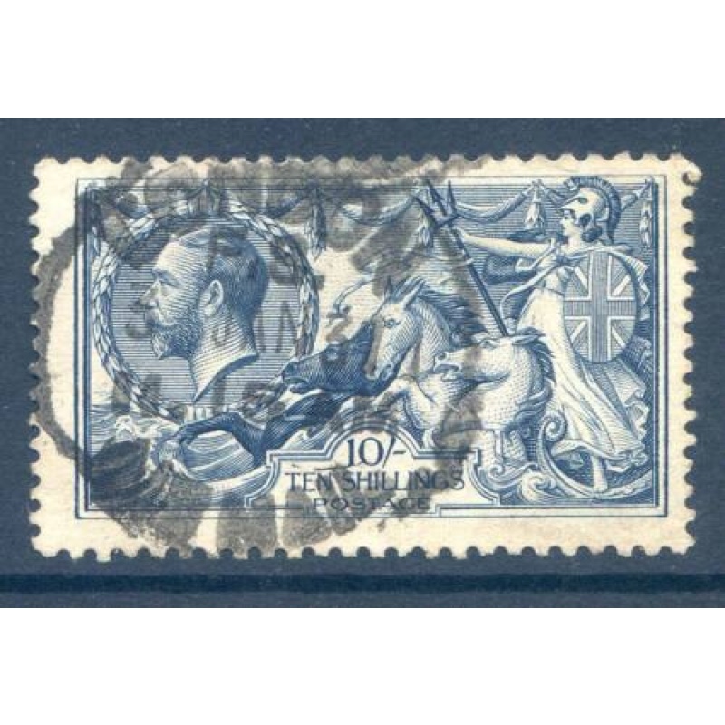 GB KGV 10 - Dull Grey Blue SG417 Fine Used