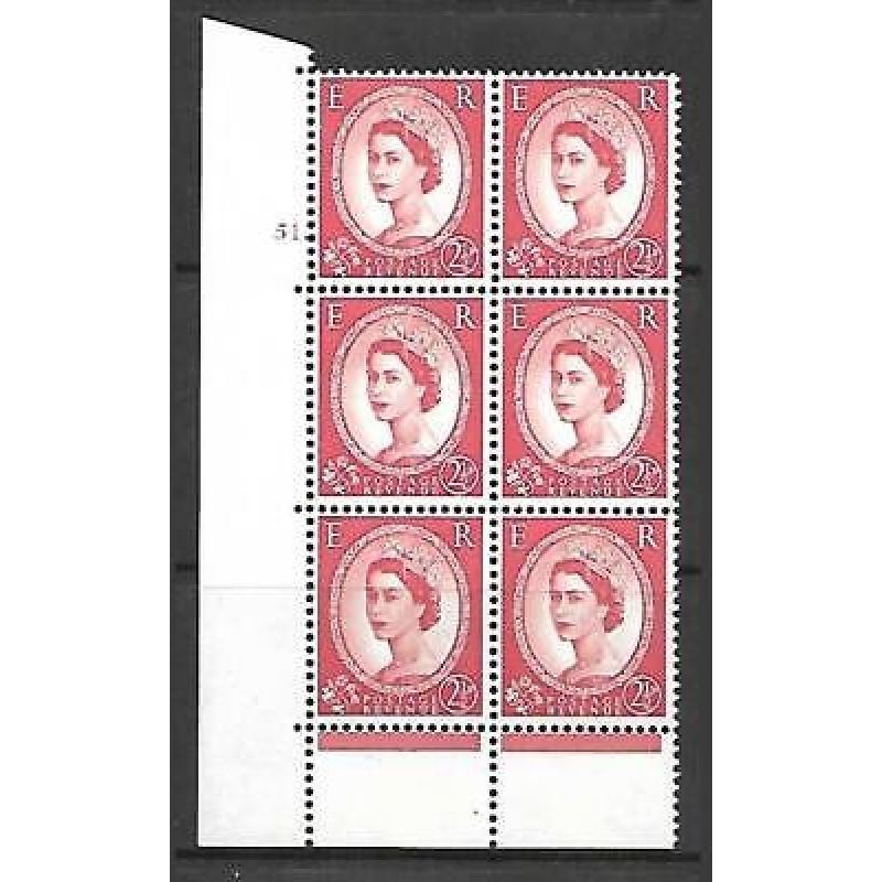 2d Wilding Multi Crown on White Cyl 51 Dot perf C(E P) UNMOUNTED MINT