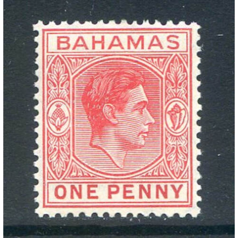 Bahamas 1d Carmine SG150 Mounted Mint