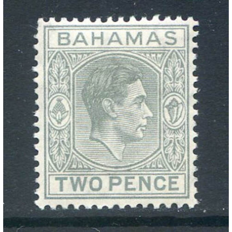 Bahamas 2d Pale Slate SG152 Mounted Mint