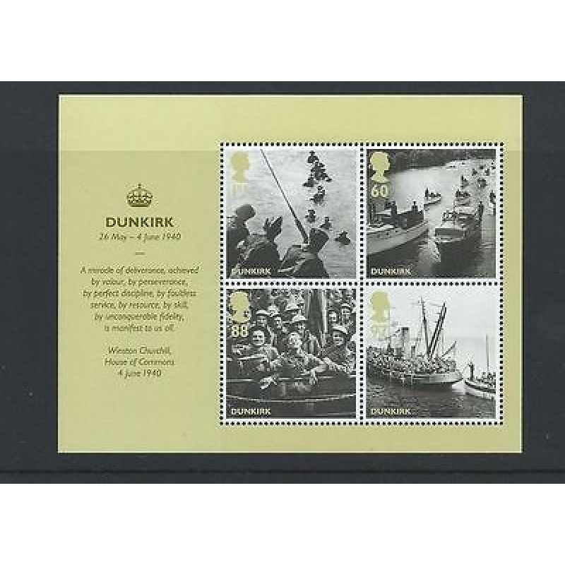 MS3086 2010 Dunkirk miniature sheet UNMOUNTED MINT MNH