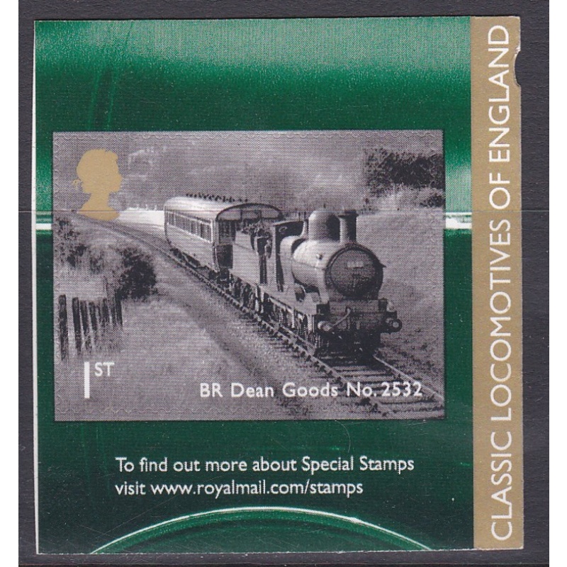 PM31 2011 Sg3215 BR Dean Goods 1st class stamp out of booklet - self adhesive R