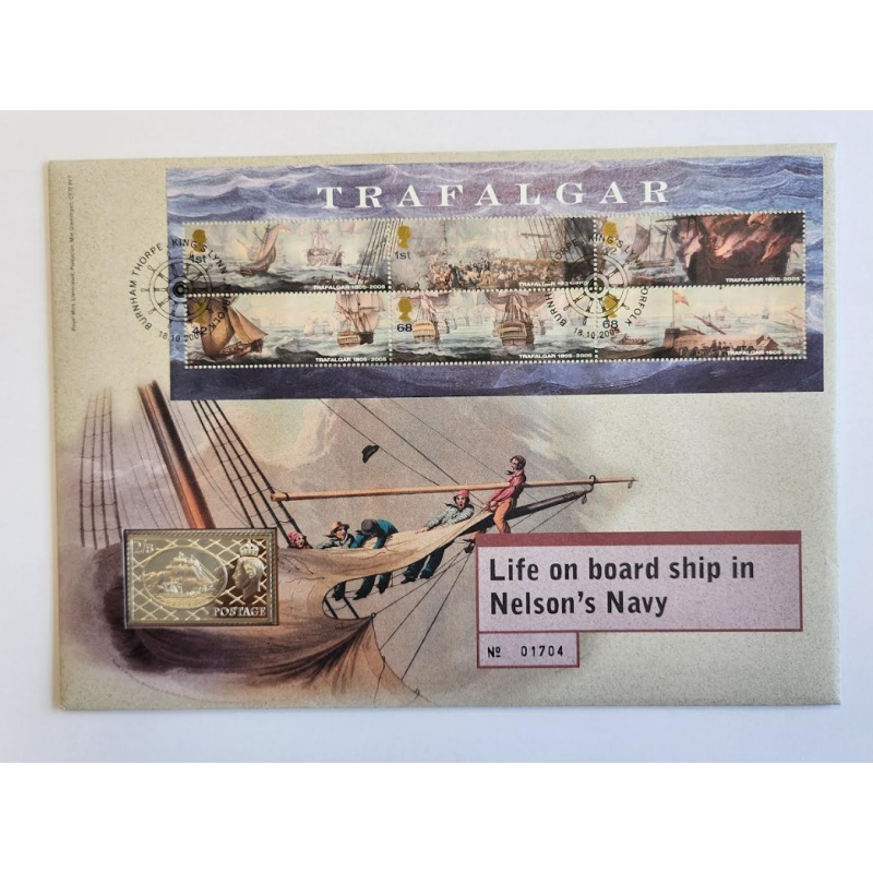 2005 200th Anniversary battle Of Trafalgar cover no. 01704