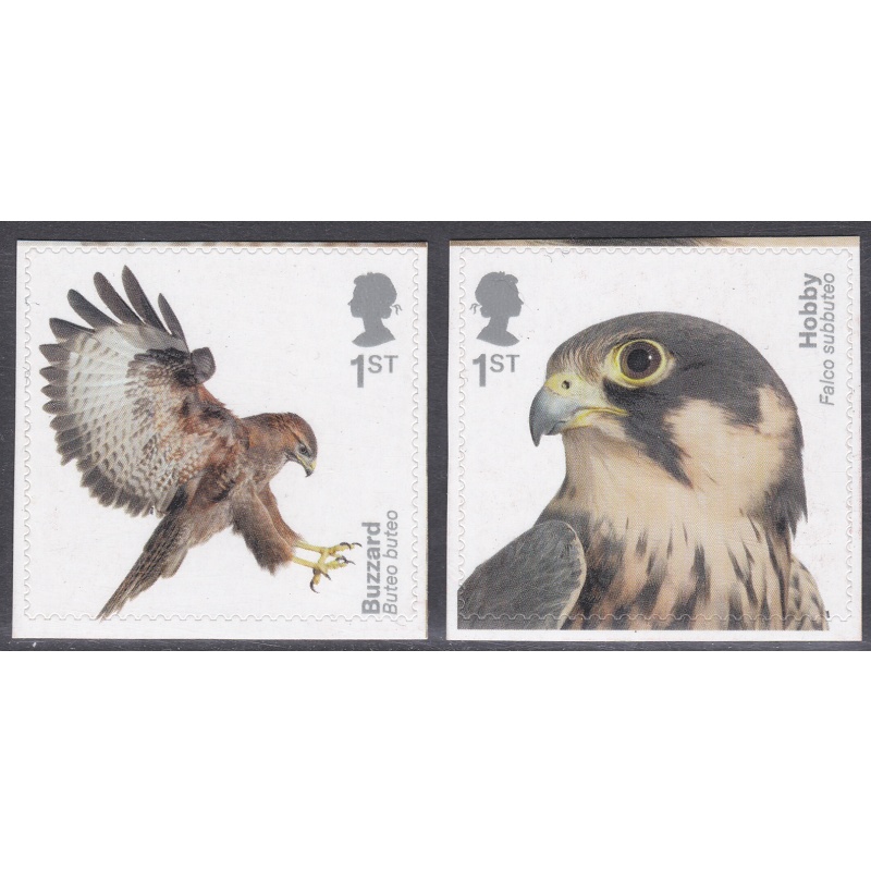 2019 PM66 Birds of prey stamps from booklet pair Self adhesive UNMOUNTED MINT