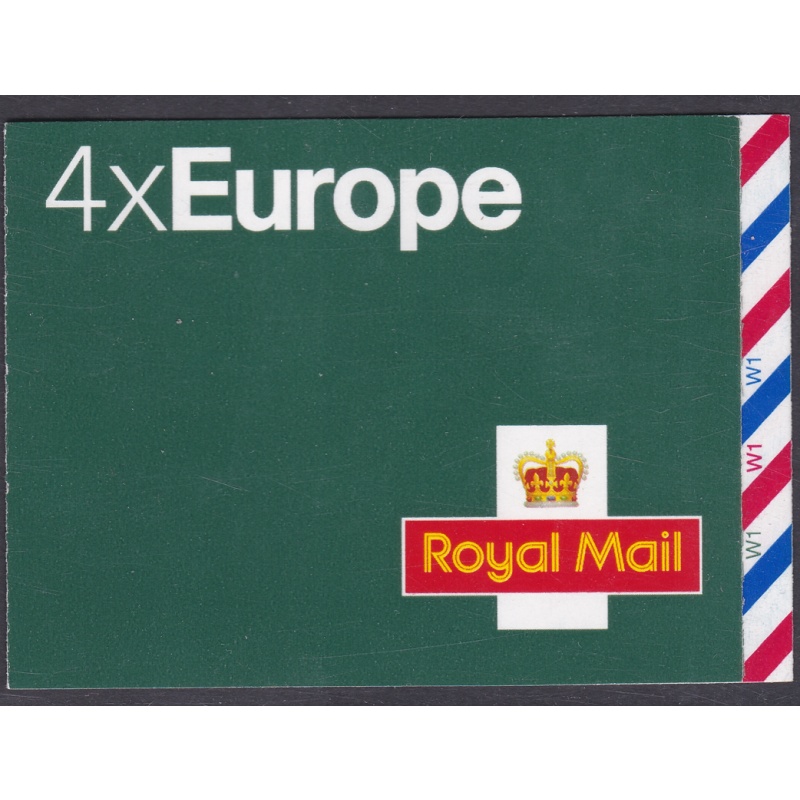 MI3 2010 4 x Europe Self Adhesive Booklet - Cyl W1W1W1