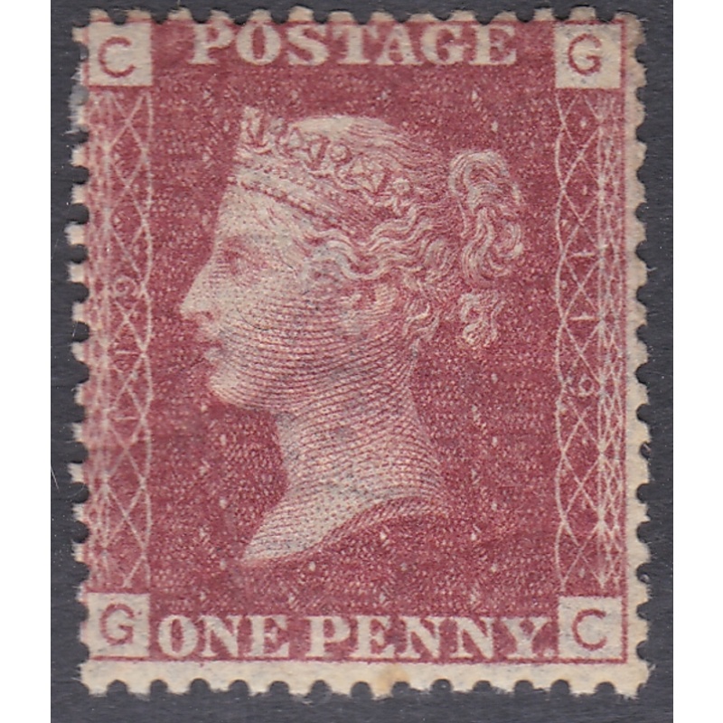 1858 Sg43 1d Penny Red plate 119 lettered G-C UNMOUNTED MINT