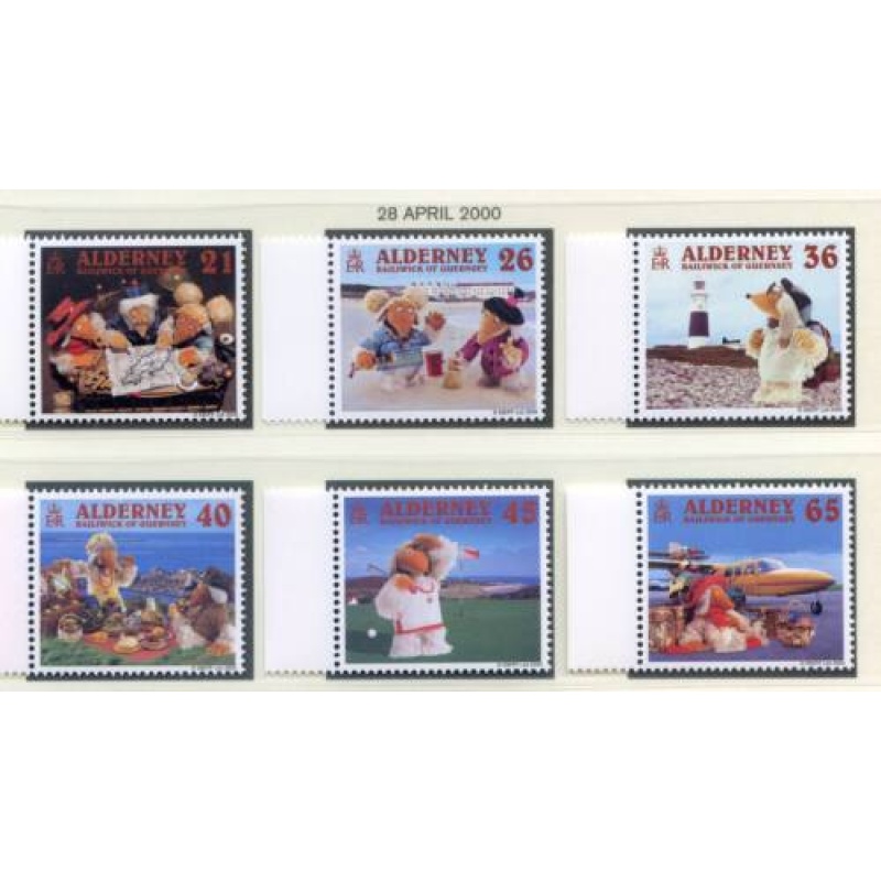 Alderney 2000 Wombling Set SGA146 A151 Unmounted Mint