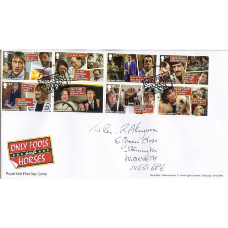 2021 Only Fools and Horses First Day Cover London SE15 Cancel