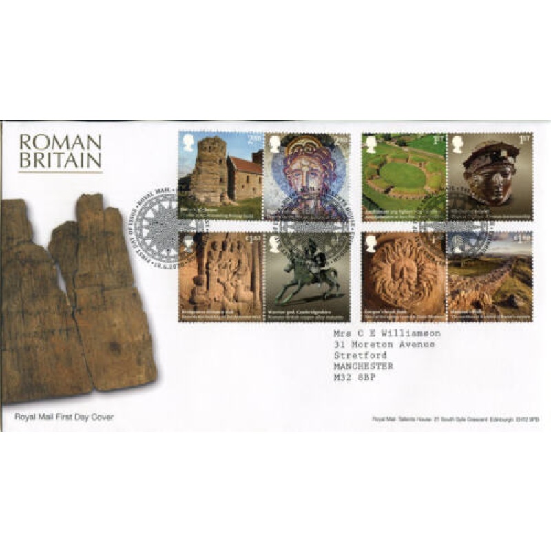 2020 Roman Britain First Day Cover Tallents House Cancel