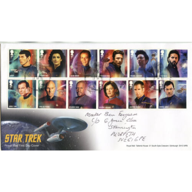 2020 Star Trek First Day Cover Beambridge Cancel