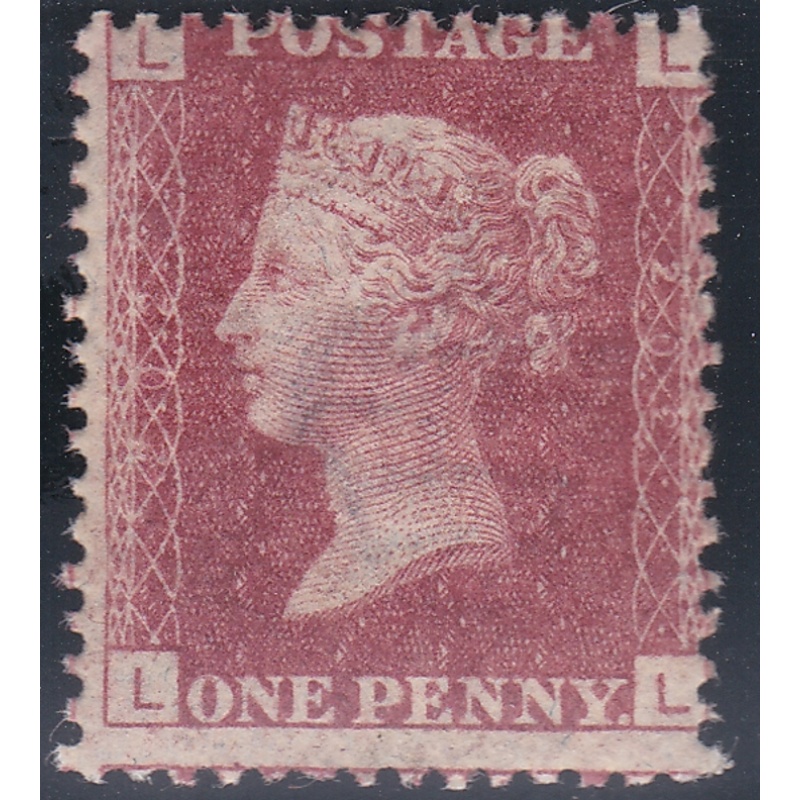 1858  1d Penny Red plate 202 Lettered L-L UNMOUNTED MINT