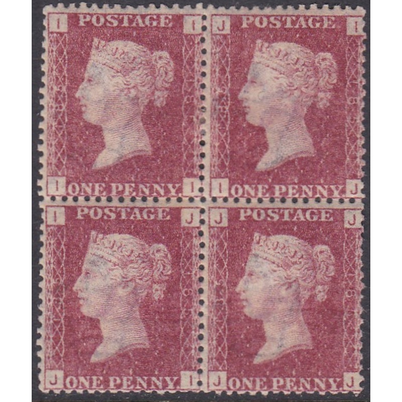 Sg43 1d plate 185 Block of four 2 x M M 2 x UNMOUNTED MINT