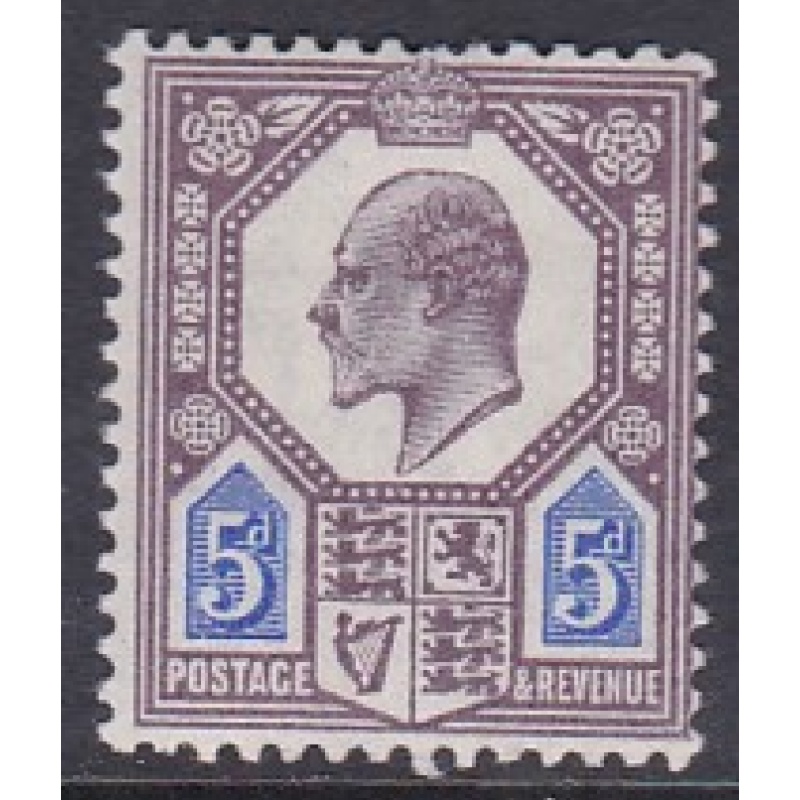 Sg 243 Spec M28(2) 5d Slate Purple  Ultramarine De La Rue UNMOUNTED MINT