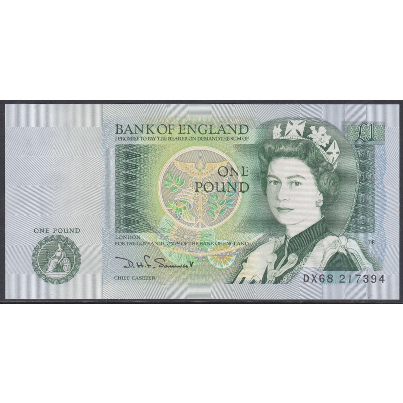 A memento to the english one pound note scotch videocasts no. DX68 217394