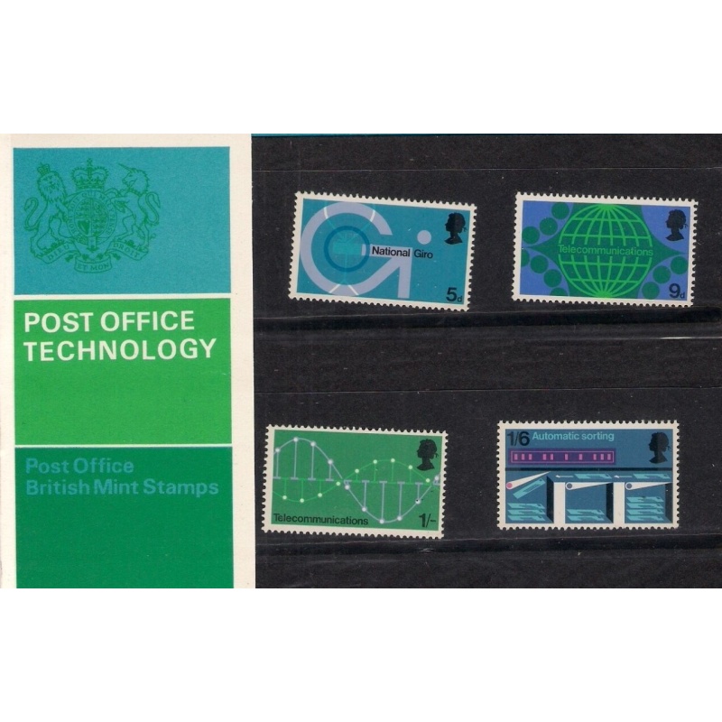 1969  Post Office Technology presentation pack in packaging unmounted mint