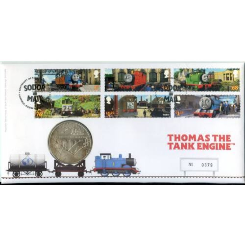 GB QEII 2011 Thomas The Tank Engine Medallion Cover