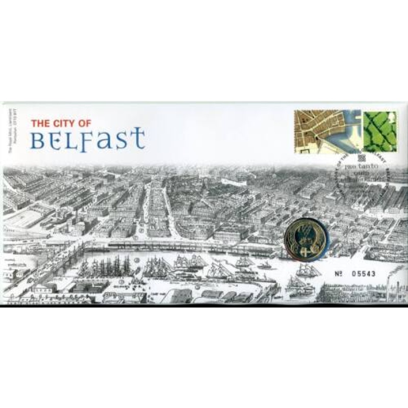 2010 The City of Belfast 1 Pound PNC BUNC