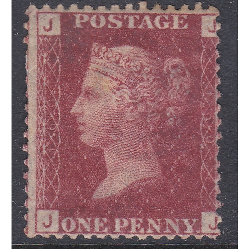 SG 43 1d Penny Red Lettered J-J plate 160 MOUNTED MINT