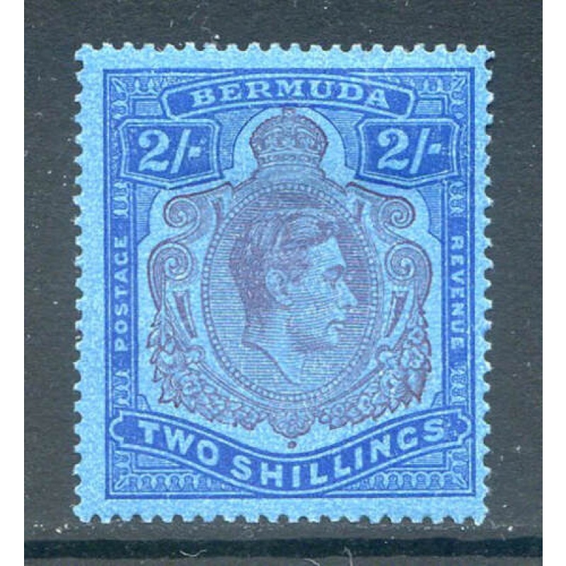 Bermuda 2 - Purple  Blue Deep Blue SG116c Mounted Mint