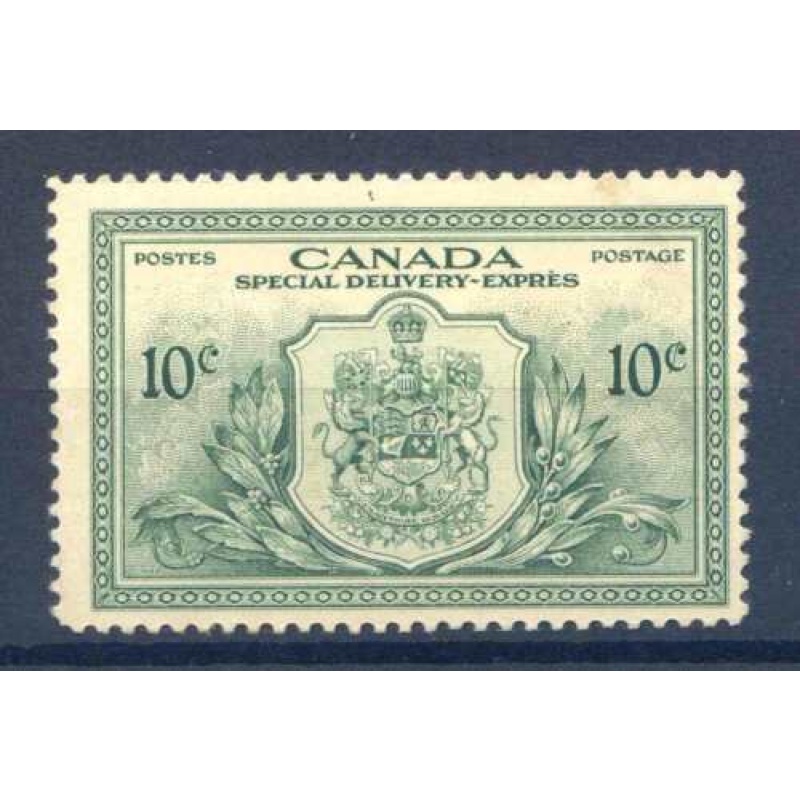 Canada 10c Green SGS15 Mounted Mint