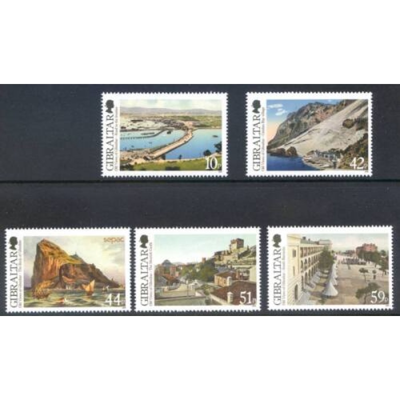 2009 Gibraltar Views Set SG1336 1341 Unmounted Mint