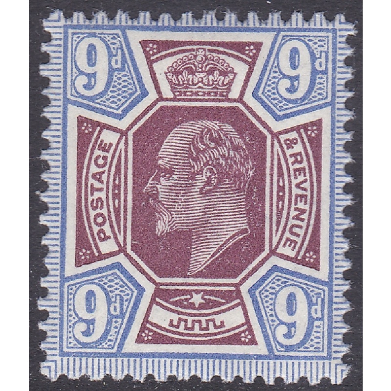 sg306 m41(1)  9d deep Red purple + light blue Somerset House UNMOUNTED MINT