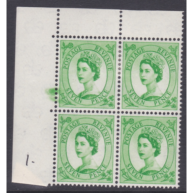 S117 7d Wilding Multi crown Colour Blob UNMOUNTED MINT