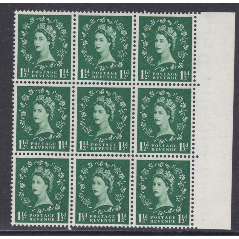 Sg 542d 1d Wilding Edward Crown Extra dot under d at left  UNMOUNTED MINT