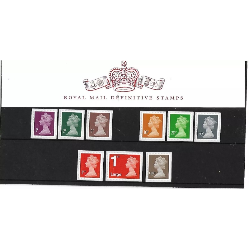 2013 1p-1 Definitive Pack no. 96 Presentation pack UNMOUNTED MINT