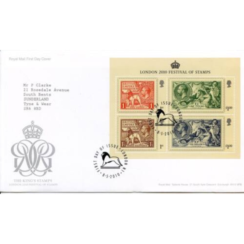 2010 Festival Of Stamps First Day Cover London Cancel