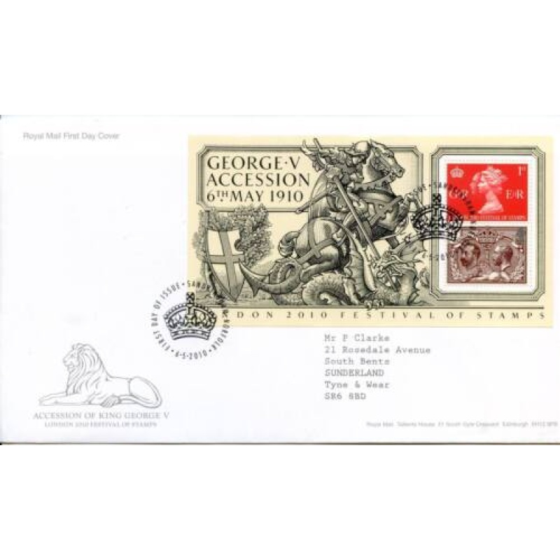 2010 Festival Of Stamps First Day Cover Sandringham Cancel