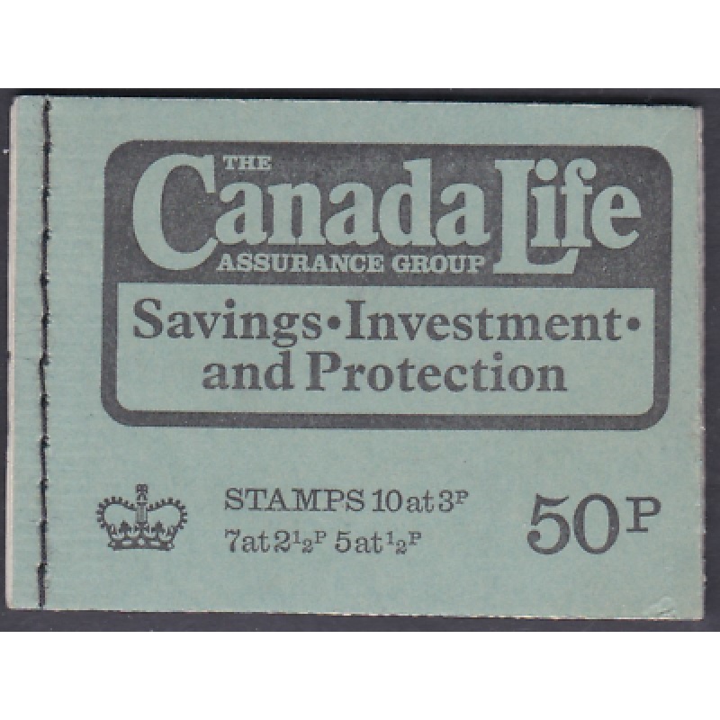 DT11 1971 May 1973 Canada life assurance 50p Stitched Booklet - complete