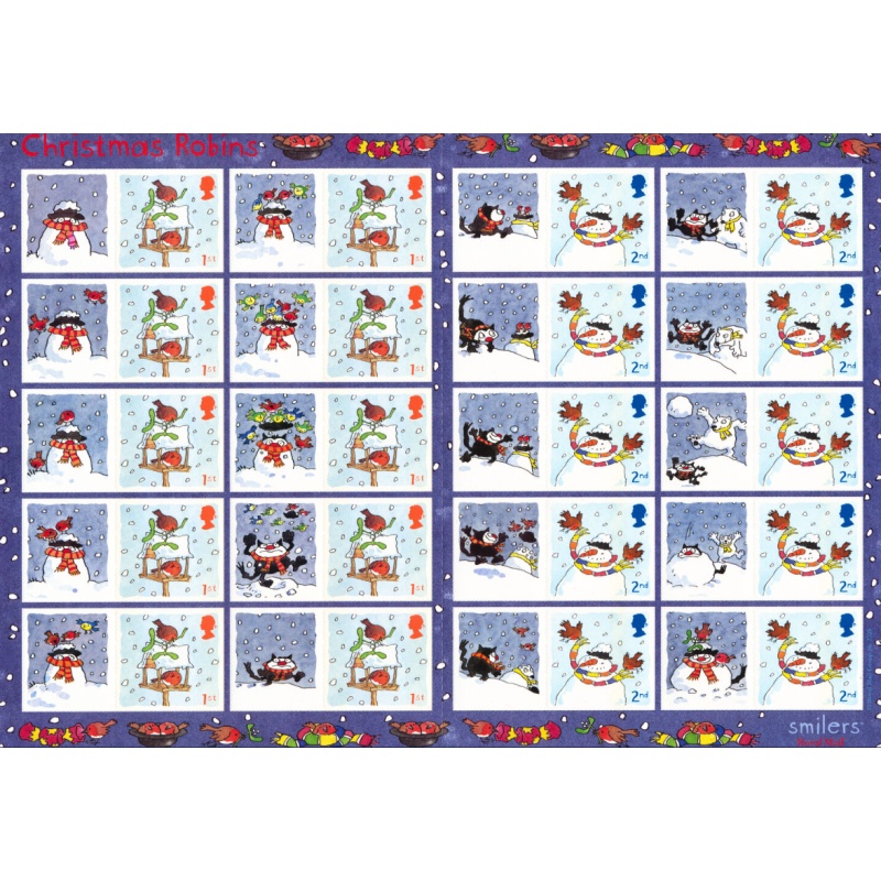 LS27 GB 2005 Christmas Smiler sheet UNMOUNTED MINT MNH