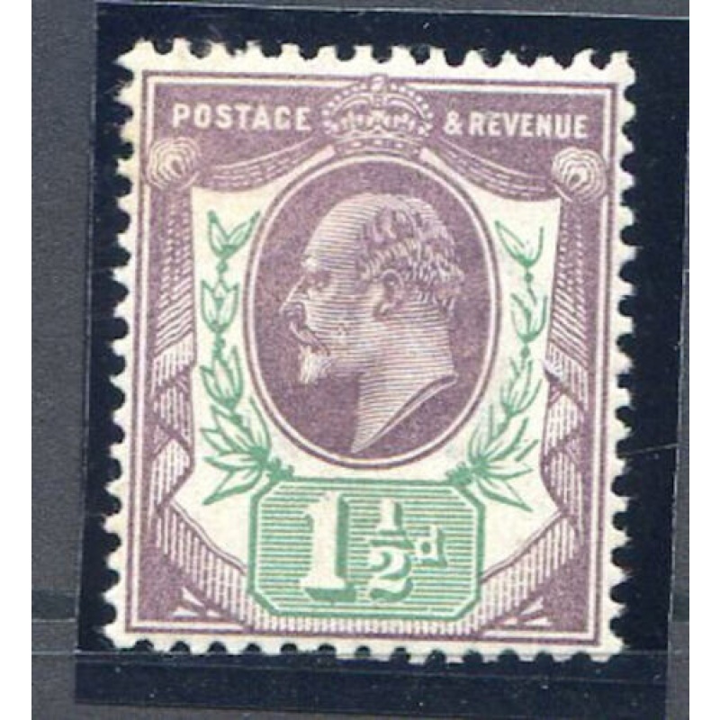 1 1 2d Dull Purple  Green M18 1 Mounted Mint