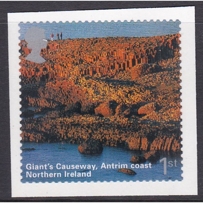 PM12 2004 Sg2445 Giants Causeway 1st class stamp out of booklet - self adhesive