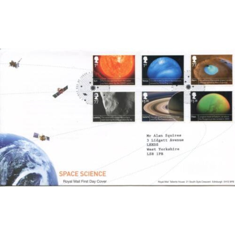 GB 2012 Space First Day Cover