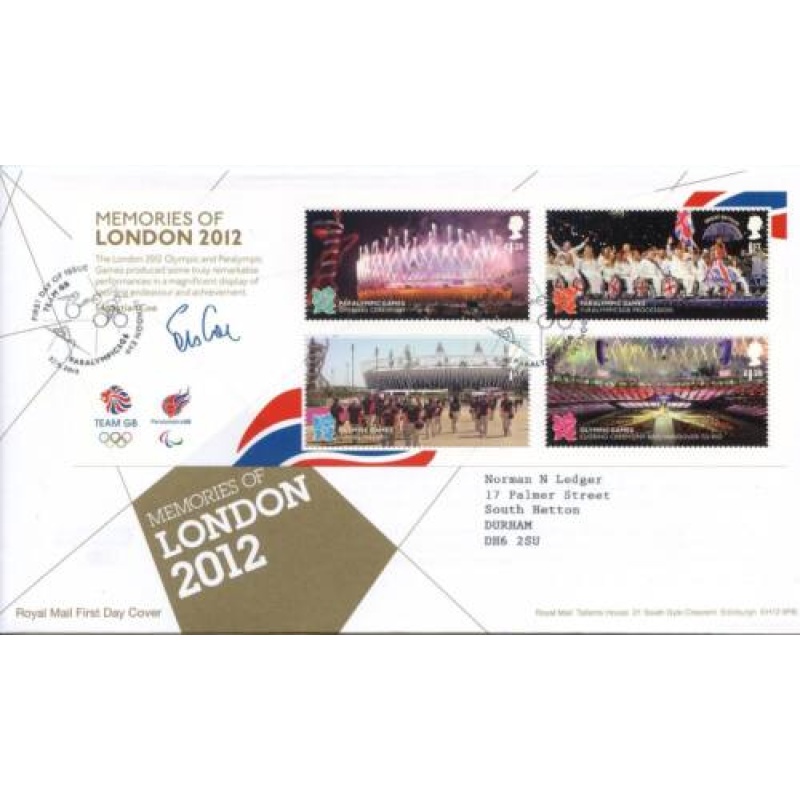 GB 2012 Memories of London Mini Sheet First Day Cover London Cancel