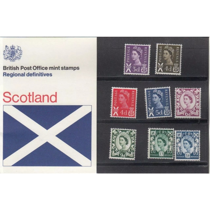 1970 Scotland Regional Definitive Pack no.23 Presentation pack