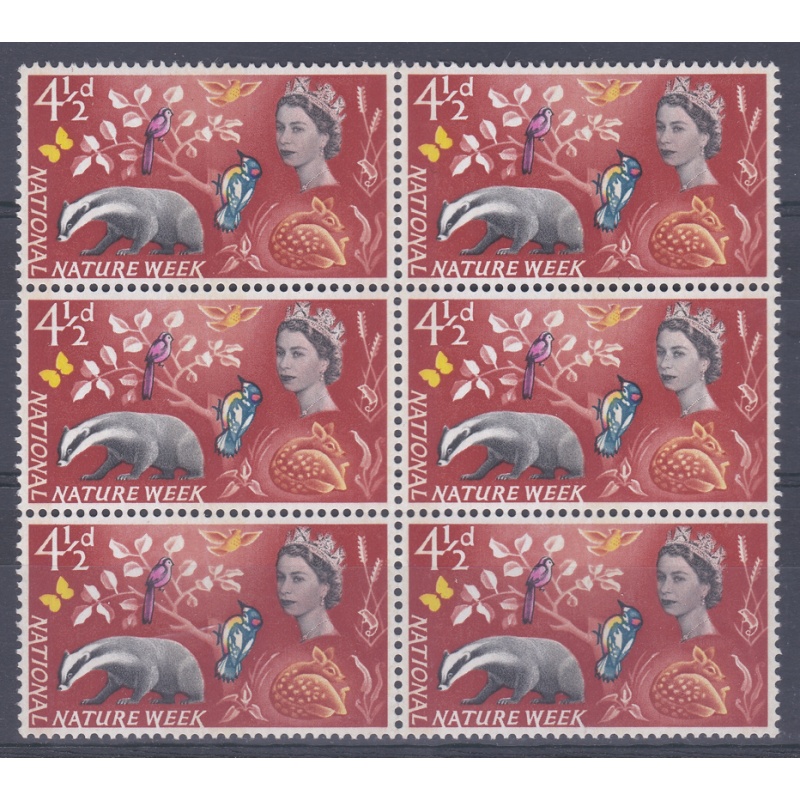 Sg 638pb 1963 4d Nature Week Phos - Nose retouch UNMOUNTED MINT