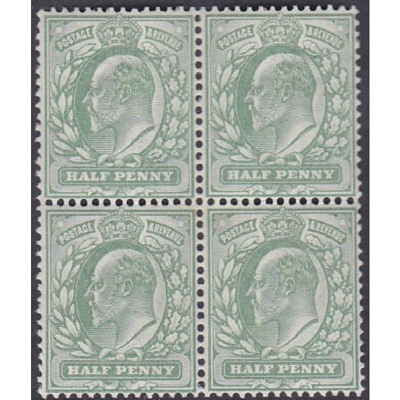 SG 218 M2(2) d Yellowish Green De La Rue blk 4 UNMOUNTED MINT