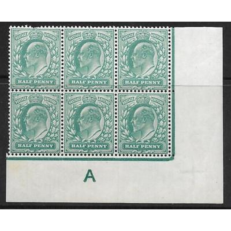 d Blue-Green Control A perf type H1 plate 11 UNMOUNTED MINT